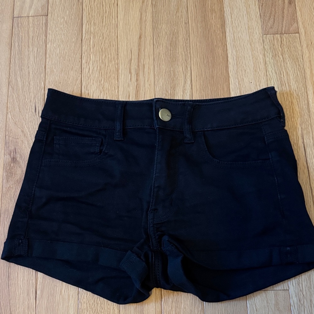 American Eagle Outfitters Black Jean Shorts